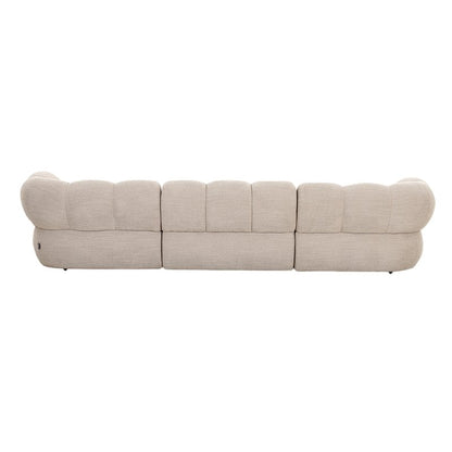 Bank New York 4-zits Beige stijlvol |woon-meubel.nl