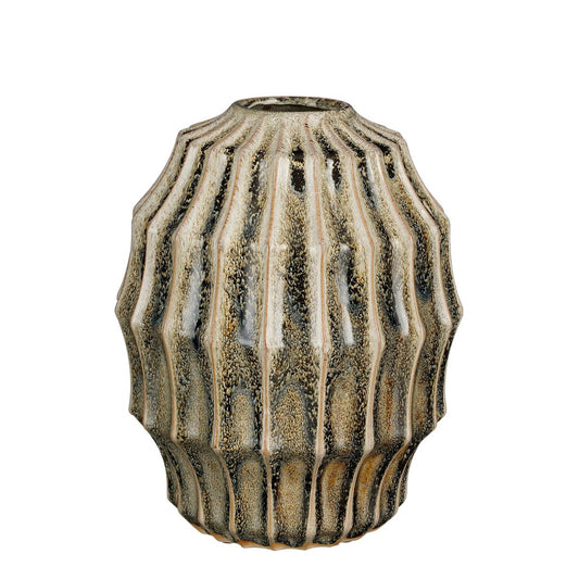 Pippa Vaas - H33 x Ø27 cm - Keramiek - Groen |woon-meubel.nl