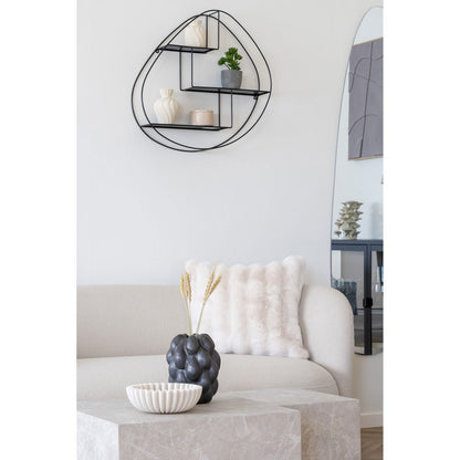 Galena kussen Wit Kunstbont – 45x45 cm |woon-meubel.nl