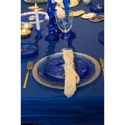 Aulica Wijnglazen – Set van 4 Glazen met Blauwe Diamantvoet – Marie Design