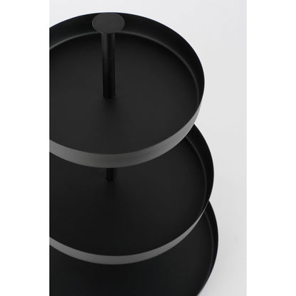 Etagère 3 niveaux - H44 x Ø30 cm - Noir