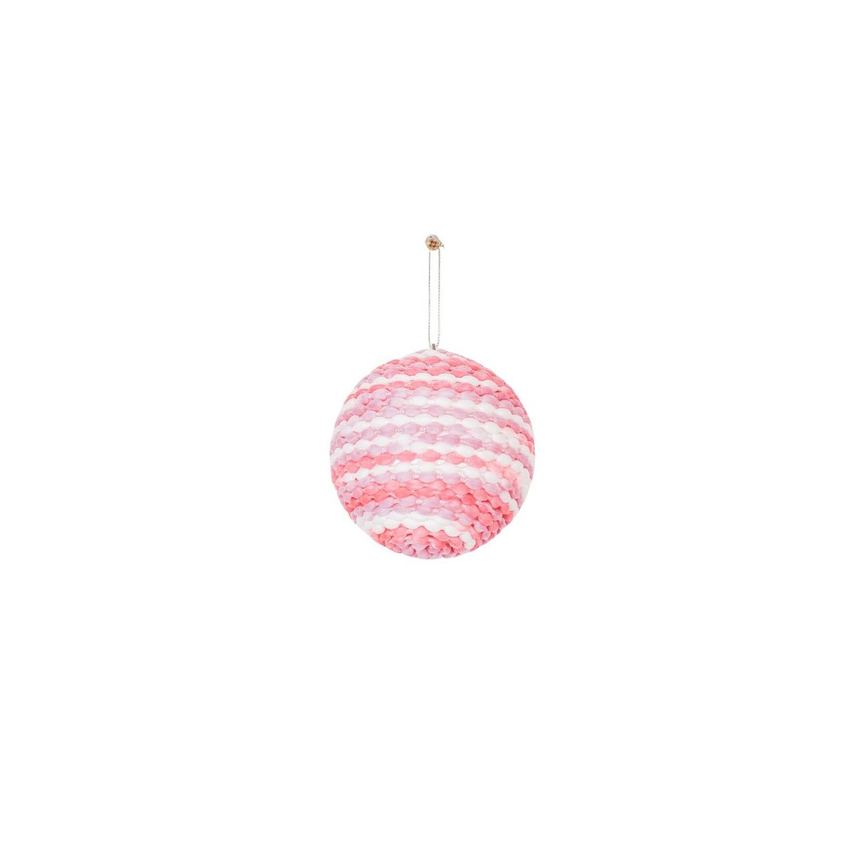 Kersthangers- Kerstballen- Schuim- Neon Roze -S3- 8cm