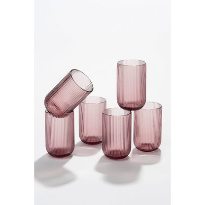 Merlot Drinkglas - 400 ml - Glas - Paars |woon-meubel.nl