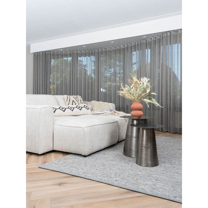 Salontafel Comterra - 49 x 49 cm - Zinc |woon-meubel.nl
