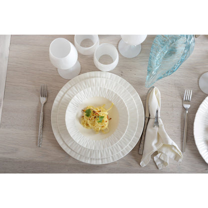 AULICA Lilia Holle Plaat 20,3 cm – Wit Porselein – Diep Bord | woon-meubel.nl