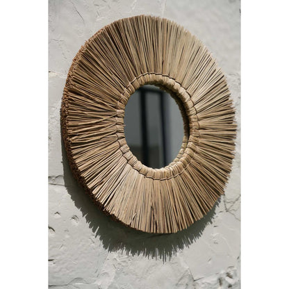 De Alang Alang Spiegel - Naturel - M |woon-meubel.nl
