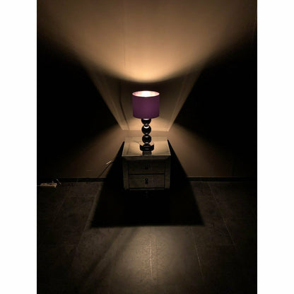Mini Bollamp Chroom tafellamp |woon-meubel.nl