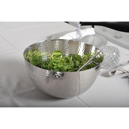 Gehamerde RVS Kom 30 cm |woon-meubel.nl