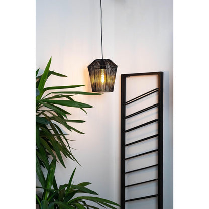 Hanging lamp MILA matt black Ø22x24cm