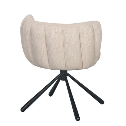 Shell Swivel Chair Beige