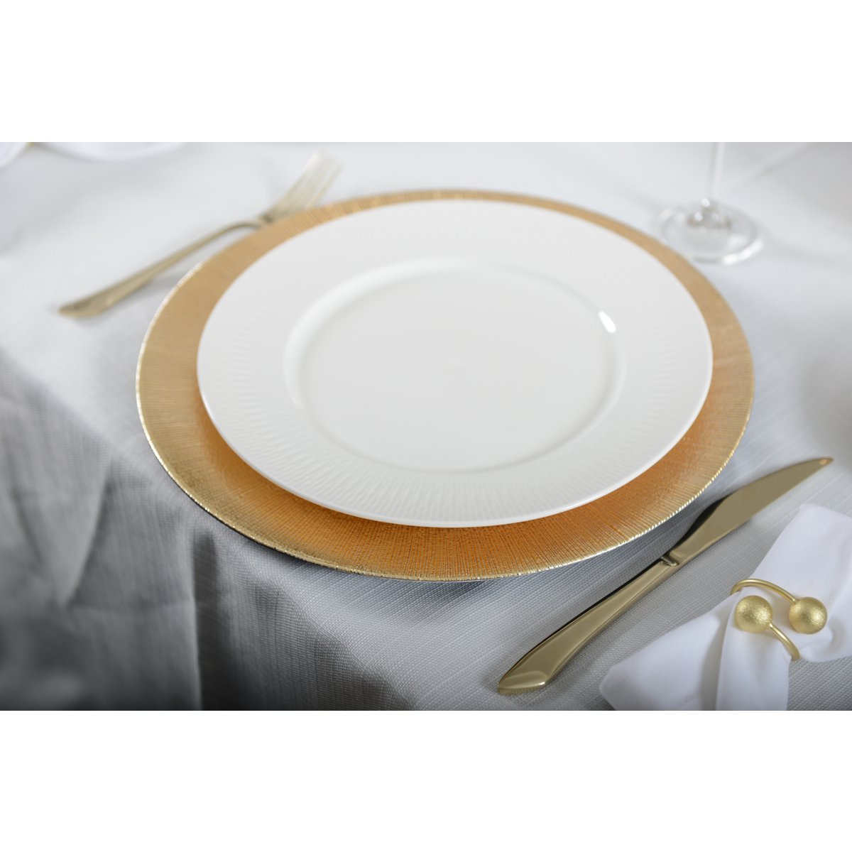 AULICA Terra Doré Onderbord Goud – Ø31 cm Luxe Tafeldecoratie | woon-meubel.nl