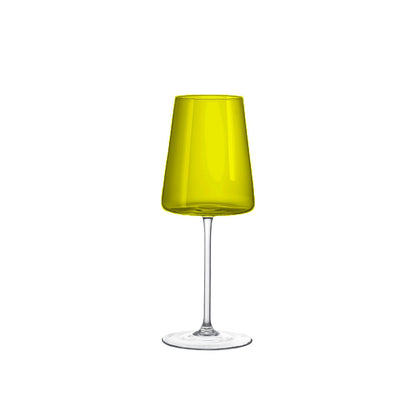 Aulica Wijnglazen Set – 6 Gekleurde Glazen – 400 ml – Marie Design – Multicolor
