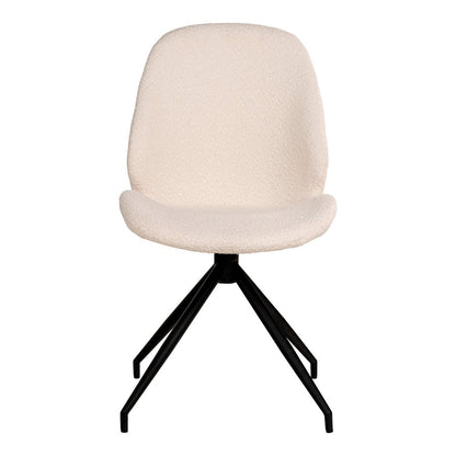 Monte Carlo Dining Chair - Eetkamerstoel in bouclé |woon-meubel.nl