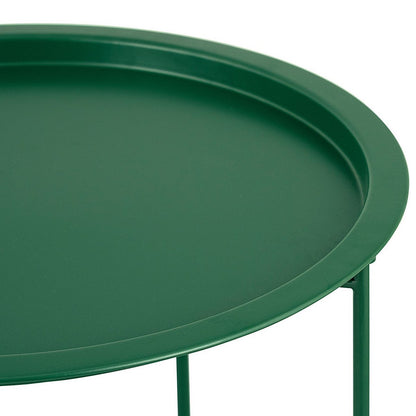 Bijzettafel met opbergruimte – Ø 47 cm | In verschillende kleuren | Voor binnen en buiten