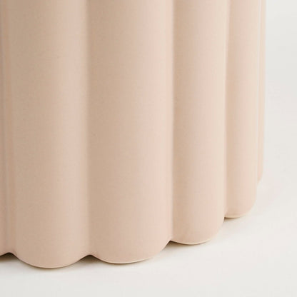 Vase - H33 x Ø15 cm - Céramique - Crème