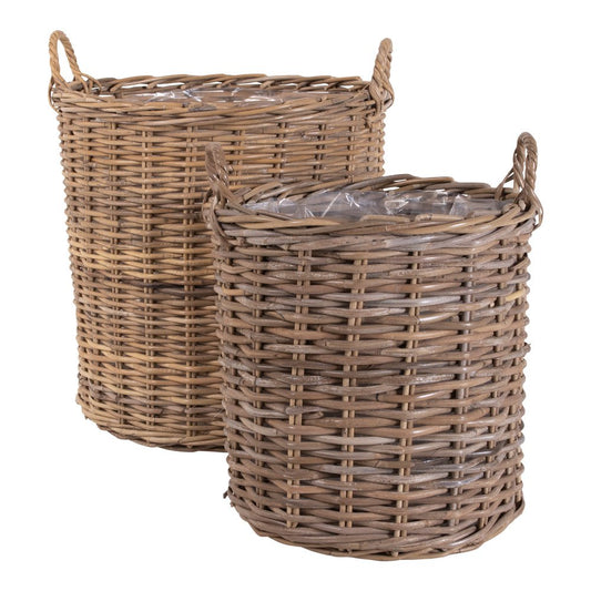 Indo Manden - Kubu Rotan - Set van 2 |woon-meubel.nl