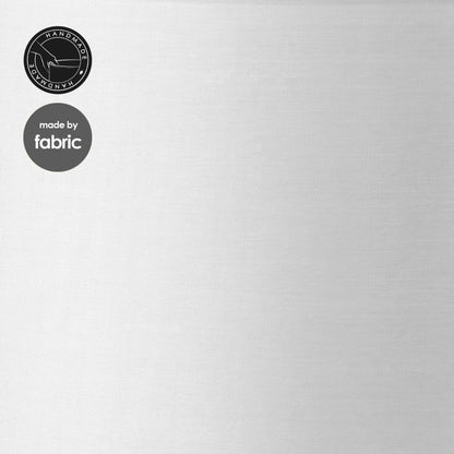 Lampe à suspension de luxe avec abat-jour, E27, blanc, 40 cm