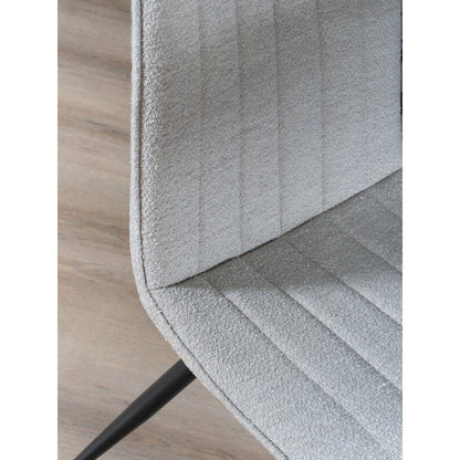 Eetkamerstoel Joppe Bouclé Natural |woon-meubel.nl