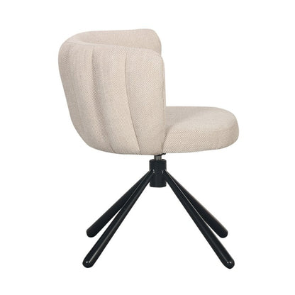 Shell Swivel Chair Beige
