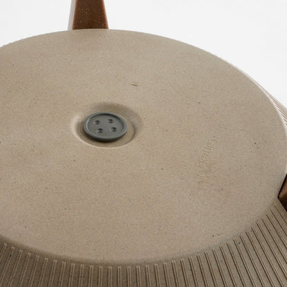 Doppio Flower Pot on Legs - Polypropylene - FSC Mix - Taupe