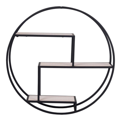 Rotterdamse Wandplank Rond – Industrieel Design | woon-meubel.nl