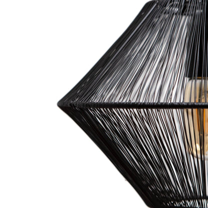 Pendant lamp CHARLY matt black Ø30x20cm