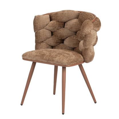 Eetkamerstoelen - Rockstoel karamel (set van 2) | woon-meubel.nl