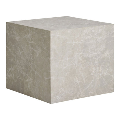 Praagse salontafelset van 2 - Beige, marmerlook, MDF |woon-meubel.nl
