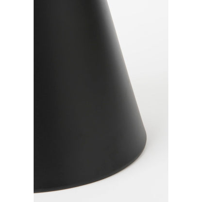 Royale Bijzettafel - H55 x Ø40 cm - Metaal - Zwart|woon-meubel.nl