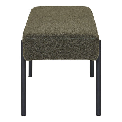 Swindon-bank donkergroene bouclé bekleding |woon-meubel.nl