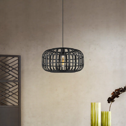 Boheemse Hanglamp Bamboe Lampenkap 40 x 126 cm|woon-meubel.nl