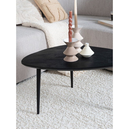 Table basse Manon Noire 80 x 50 cm