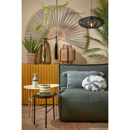 Kanti Hanglamp - H20 x Ø41 cm - Metaal - Zwart |woon-meubel.nl