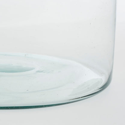 Vienne Vase - H20 x Ø21 cm - Recycled Glass - Transparent