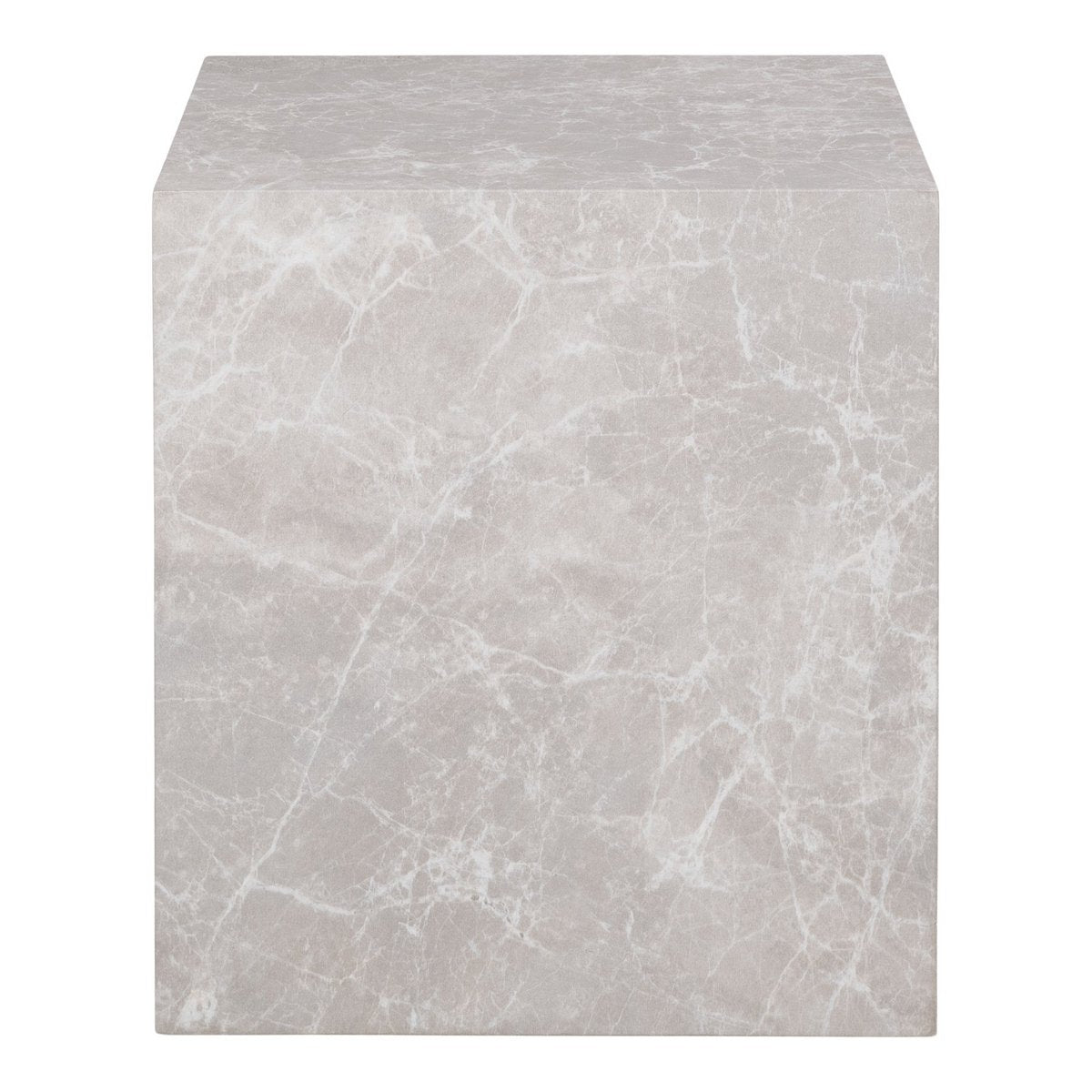 Praagse bijzettafel - marmerlook, beige |woon-meubel.nl