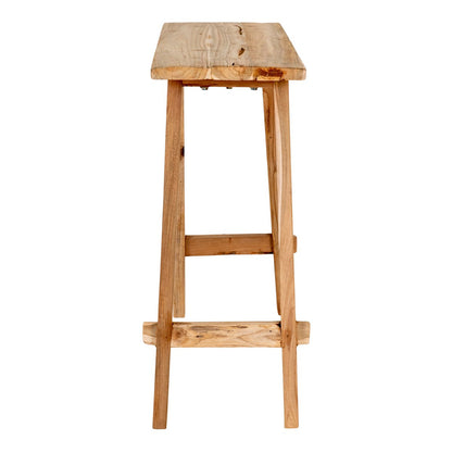 Girona Console Table - Teak Wood, Natural - 90x30x80 cm