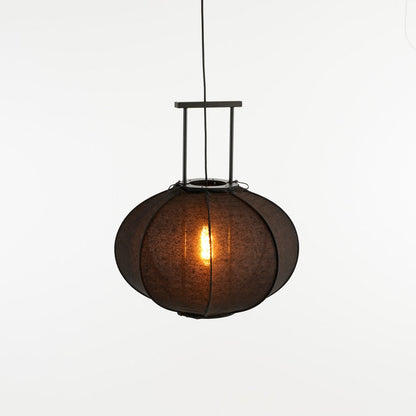 Pego Hanglamp - Linnen - Zwart |woon-meubel.nl