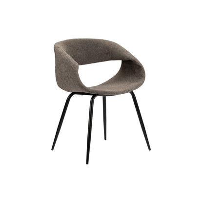 Whale Stoel Taupe - eetkamerstoel  - Set van 2 |woon-meubel.nl