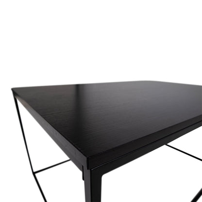 Vita salontafel Zwarte frame | woon-meubel.nl