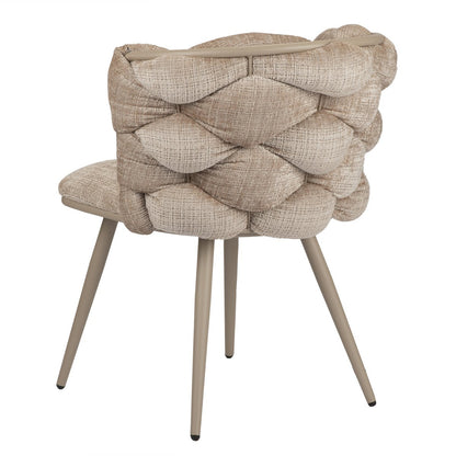 Eetkamerstoelen - Rock stoel crème (set van 2) |woon-meubel.nl