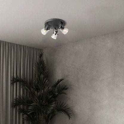 LED Opbouwspot Edge 3 - Rond - dimbare - zwart|woon-meubel.nl