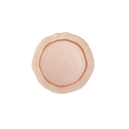 Zalmkleurig Bord – dinerbord – Bloemvorm – Boudoir Collectie |woon-meubel.nl