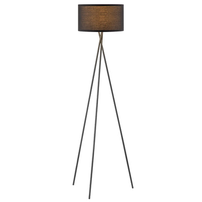 Modern Floor Lamp - Lampshade Black - 53x53x138