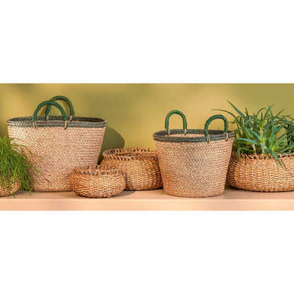 Gourdon Plantenmand Bruin - Set van 4 - - H17 x Ø31 cm |woon-meubel.nl