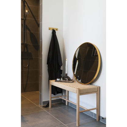 ronde spiegel - Madrid - Messing, |woon-meubel.nl