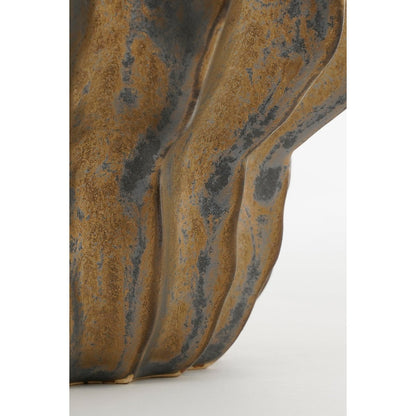 Altea Vase - H28 x Ø25 cm - Ceramic - Bronze