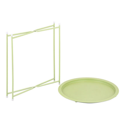 Bijzettafel met opbergruimte – Ø 47 cm | In verschillende kleuren | Voor binnen en buiten
